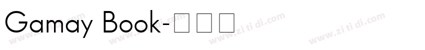 Gamay Book字体转换